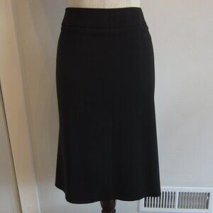 Elie Tahari Black Wool Blend Designer Straight Skirt Sz 10~Black Skirt Sz 10